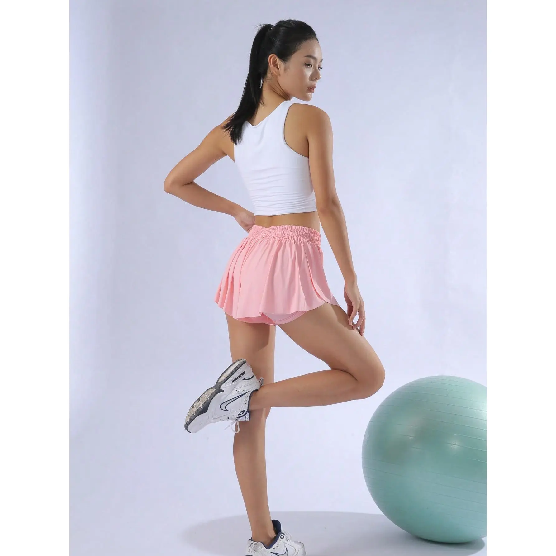 Fireswan Crossover Athletic Shorts For Women In Flowy Running