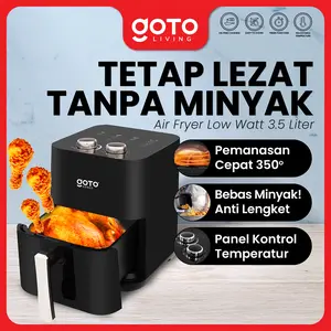Goto [COD] Kenko Air Fryer Low Watt 3.5 L Mesin Penggorengan Tanpa Minyak