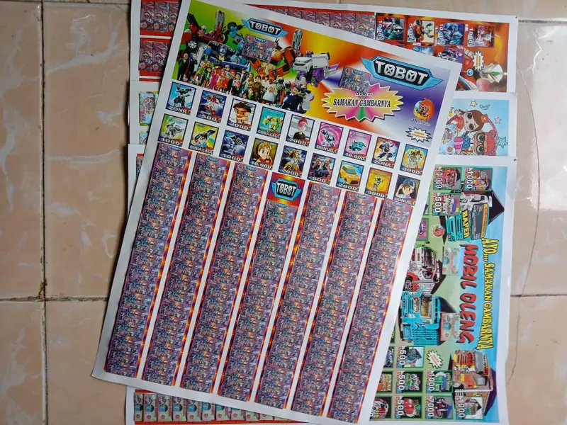MAINAN SAMAKAN GAMBAR ISI 5 LEMBAR CAMPUR MOTIF Toys 4