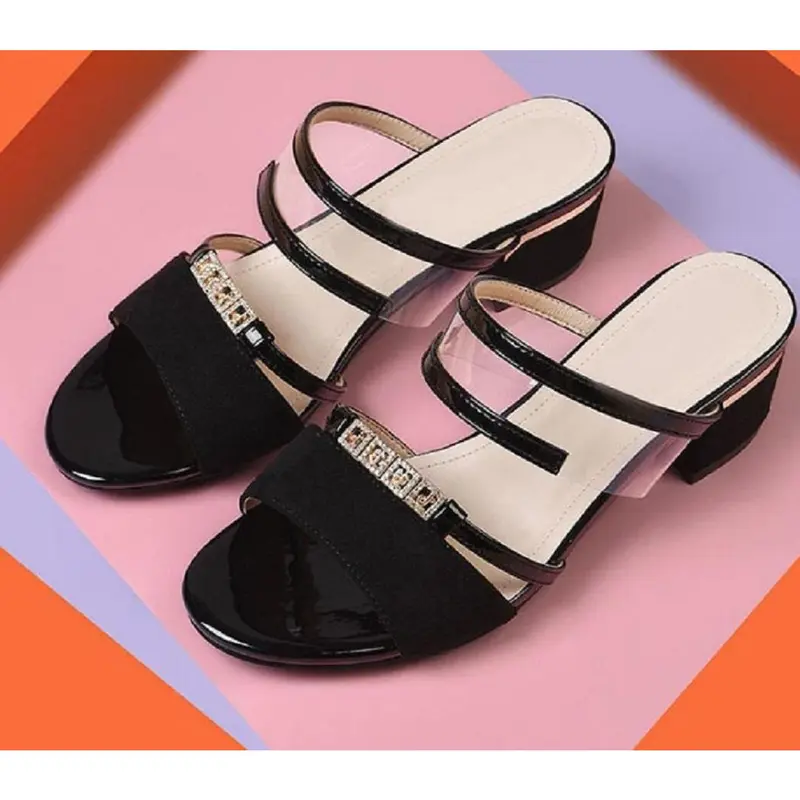 cao gót kim sa 3p đính hạt Nữ DéP Shoes GiàY Nữ DéP Shoes 3