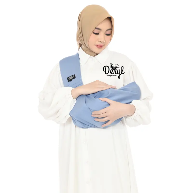 DERYLBABY Gendongan Bayi Samping Instan Geos Busa Gen Two  Plus Pouch 4