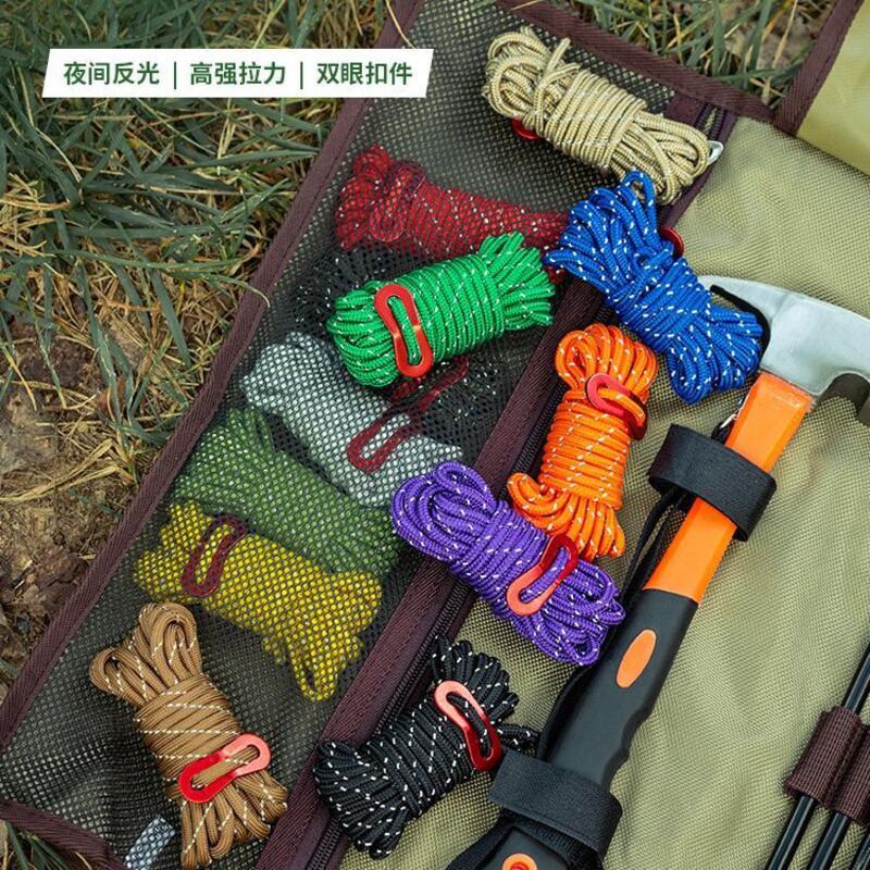 Product Introduction of Lều Phản Quang Chống Gió, Đường Kính 4Mm, Thanh Canopy Dài 4 Mét, Cố Định Và Kéo, Thích Hợp Cho Các Hoạt Động Ngoài Trời, Dây Cắm Trại Có Thể Điều Chỉnh 0