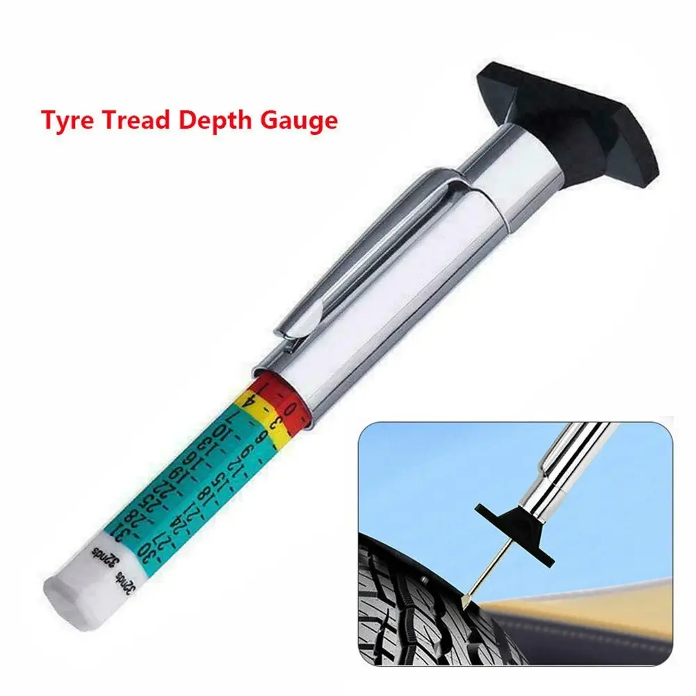 Tyre Tread Depth Gauge for Car Truck Scooter Motorb Tread Depth Measuring Tool