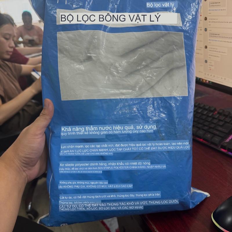  Bông Lọc Trắng Mayin 3m x 30cm - Lọc Thô Cặn Bẩn Bể Cá Chất Lượng Cao 