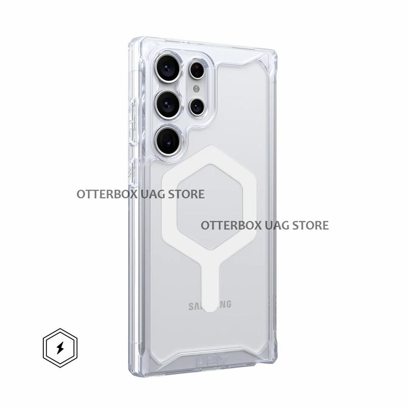 UAG For Samsung Galaxy S23 S24 Ultra / Galaxy S23 S24+ Plus / Galaxy S23 S24 Case Plyo Magnetic Crystal Casing Rugged Slim Transparent Protective Samsung Cover 7