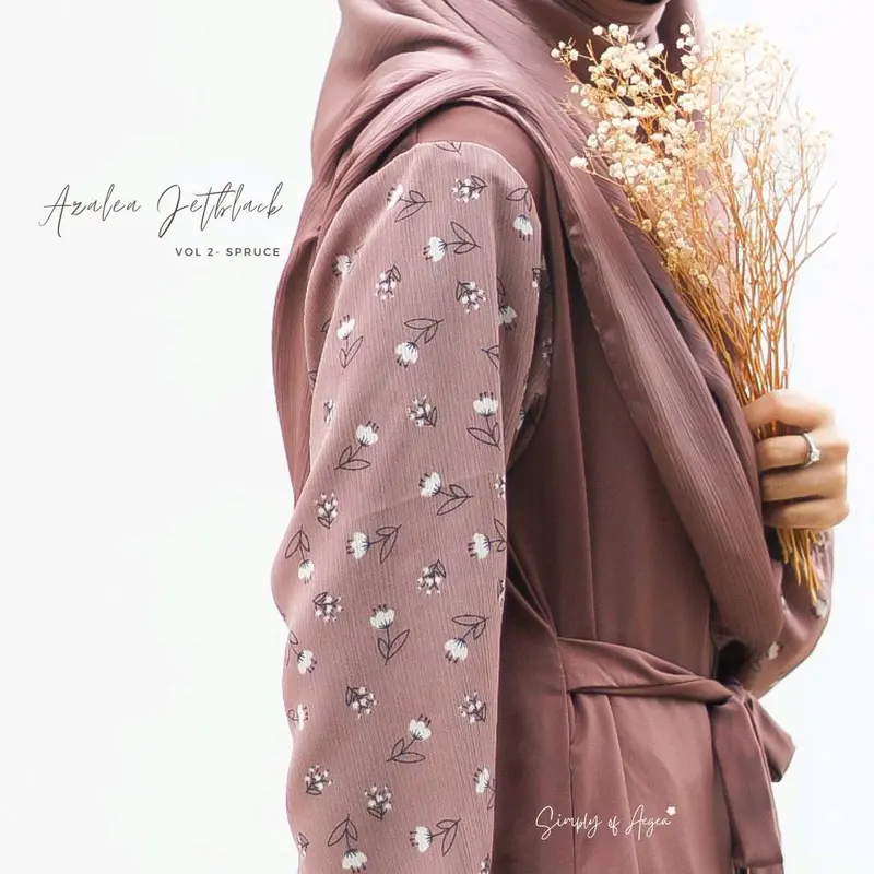 Gamis Fenomenal Azalea | busui friendly | 1 kg = 3pcs 4