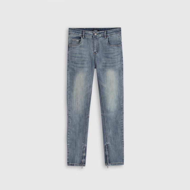 Quần Jean nam ROWAY vải Denim xanh khoá