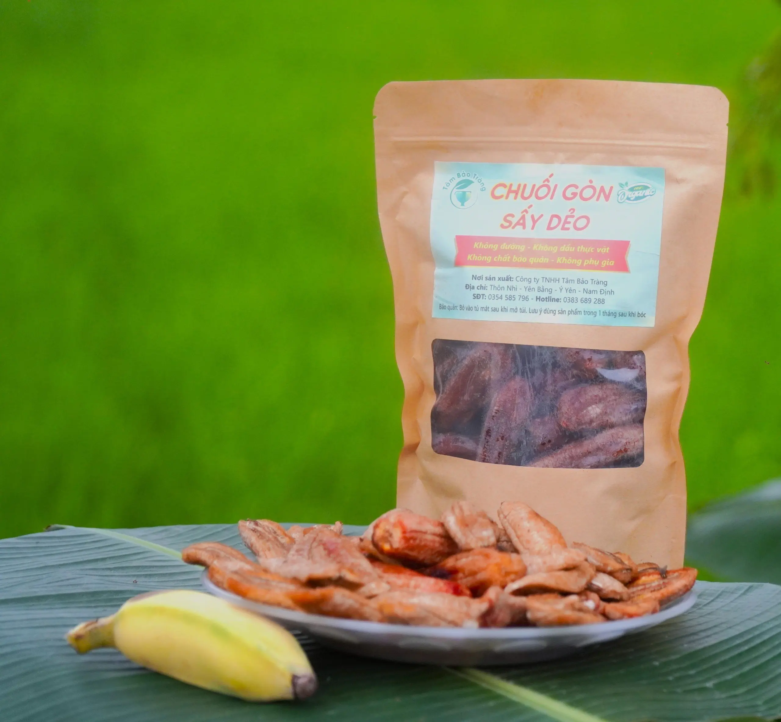 Combo 4 Túi Chuối Sấy Dẻo dai dai, Ăn Vặt Tuyệt Vời Cho Mọi Lứa Tuổi Snack Food Thức Ăn