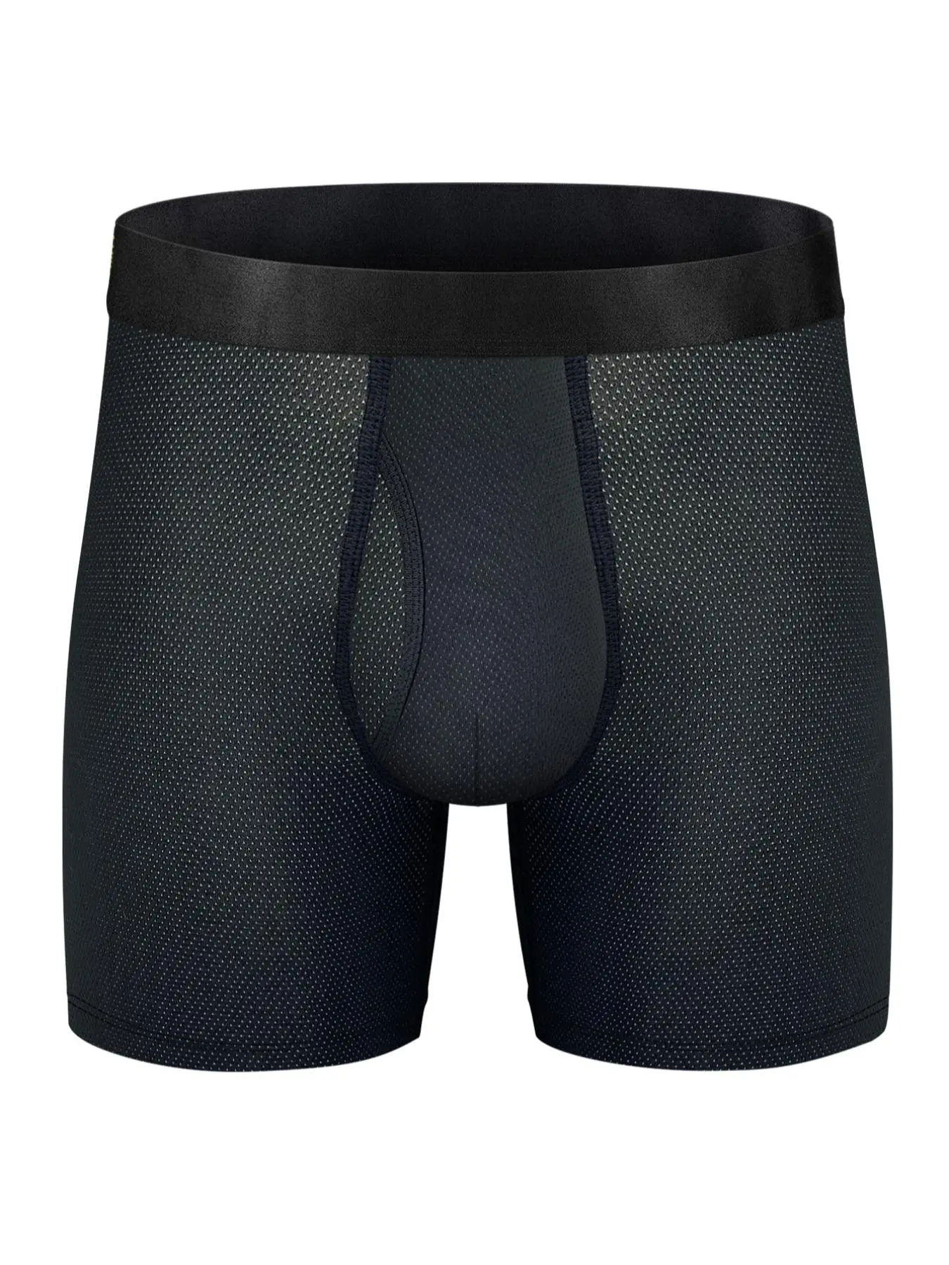 Men's Solid Breathable Boxer Brief, Moisture-wicking Briefs for Men, Men's Underwear for Everyday Wear