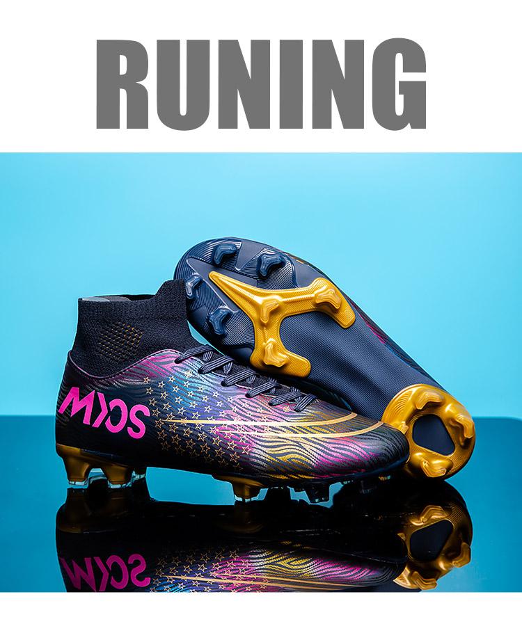 Product Introduction of Fustal！35-45 Ready Unisex Plus Size Training Football Shoes Fashion All-terrain Football Shoes Wide Last Soccer Shoes 30