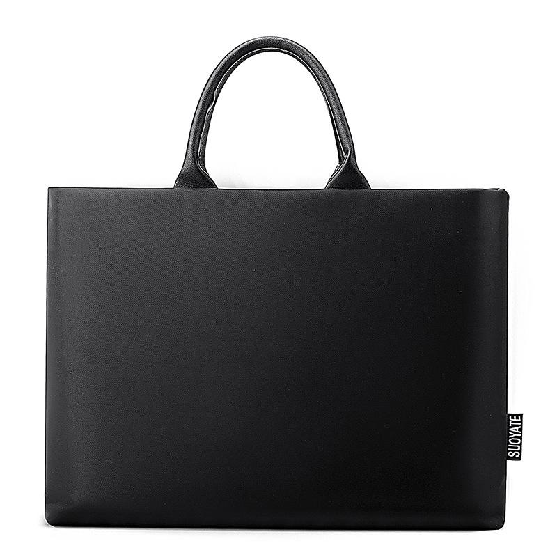 Product Introduction of Nylon Waterproof Can Fit 14 Inch Laptop New Men Lightweight Laptop Bag Handbag Tote Bag Large Capacity Business Briefcase 13
