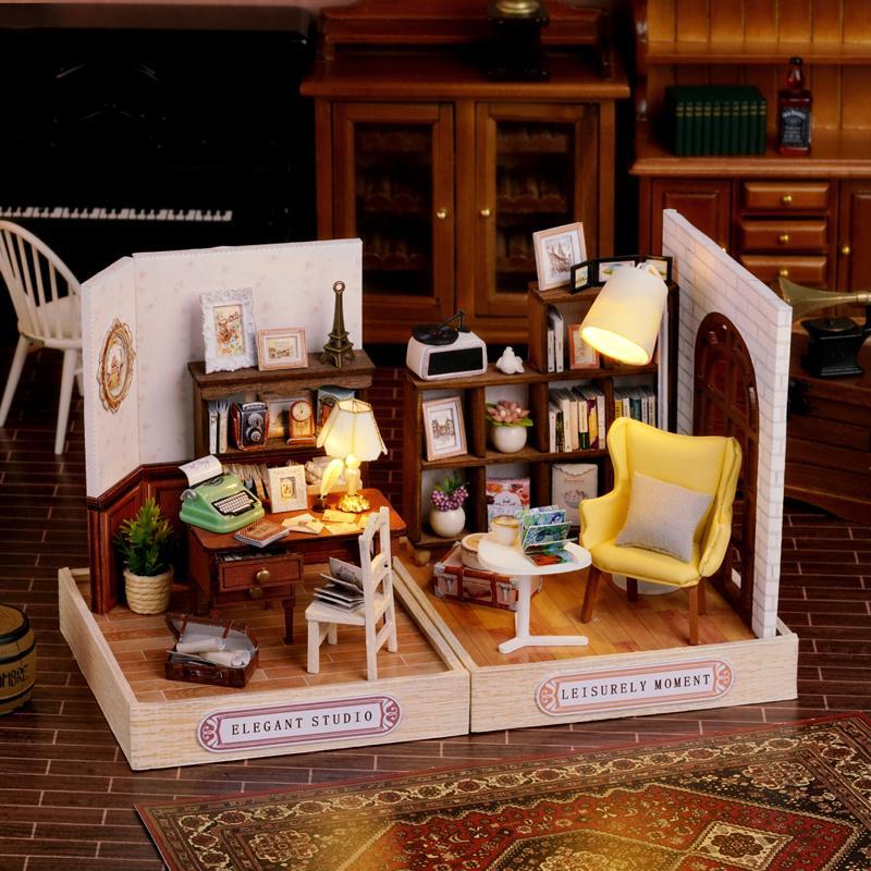 Cute Room - Corner of Happiness Series - Dollhouse DIY The Wonderful World of Miniatures 3