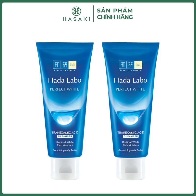  Combo 2 Kem Rửa Mặt Hada Labo Sạch Sâu Dưỡng Sáng Da 80g | HASAKI BEAUTY 