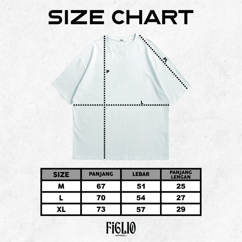 BUTTERFLY OVERSIZED - T-SHIRT - FIGLIO - PUTIH Combed Pria Kaos Distro Wanita Katun 5