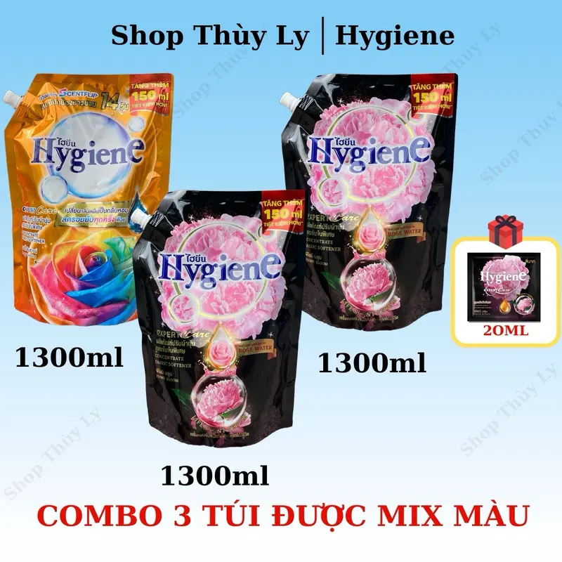 Combo 3 Túi Xả Vải Thái Lan Hygiene Mix màu 5
