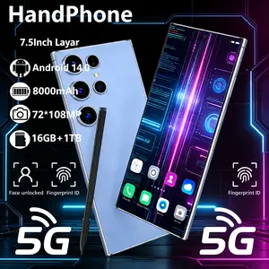 [Bisa COD Cicilan Tanpa DP] HP Asli  S-25 Ultra Android 14.0 Terbaru Layar 7,3 Inci 8000mAh Baterai 72MP+108MP Kamera 16GB+1TB Memori 4G/5G WiFi Dual SIM Bluetooth Handphone Cuci Gudang 2026 Termurah