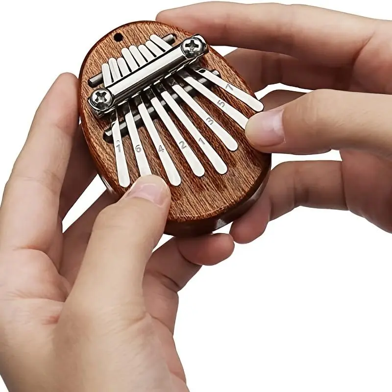 Mini 8 Key Thumb Piano, Portable 8-tone Thumb Piano, Musical Instrument Toy, Birthday Gift for Friends, Creative Holiday Gift Options, Valentine's Day Gift, Music Accessories, Giftideas