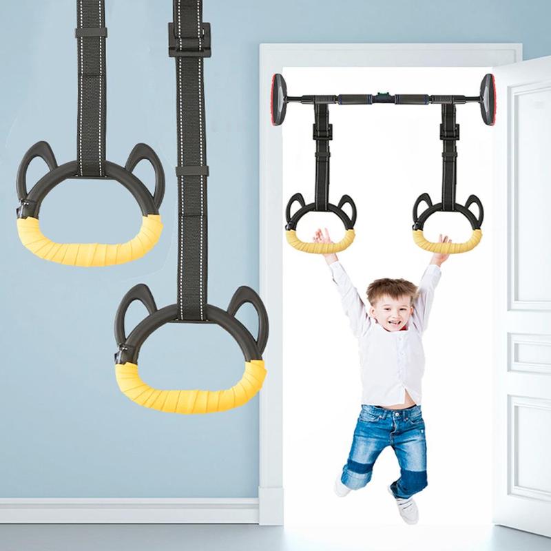  Bộ 2 Vòng Và Dây Treo Xà Đu Xà Đơn Cho Trẻ Em Tăng Chiều Cao Chống Gù Lưng - Gymnastic Rings Cho Bé Vận Động 