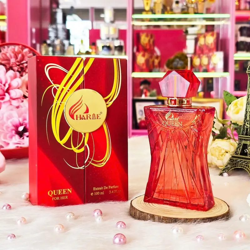 QUEEN 100ML ( NEW 2024 )  -NƯỚC HOA NỮ - CHARME PERÈUME ( TẶNG 2 CHAI Nước Hoa 10ML )  (Cosmetic Women Perfume Xịt Thơm chính hãng ) 1