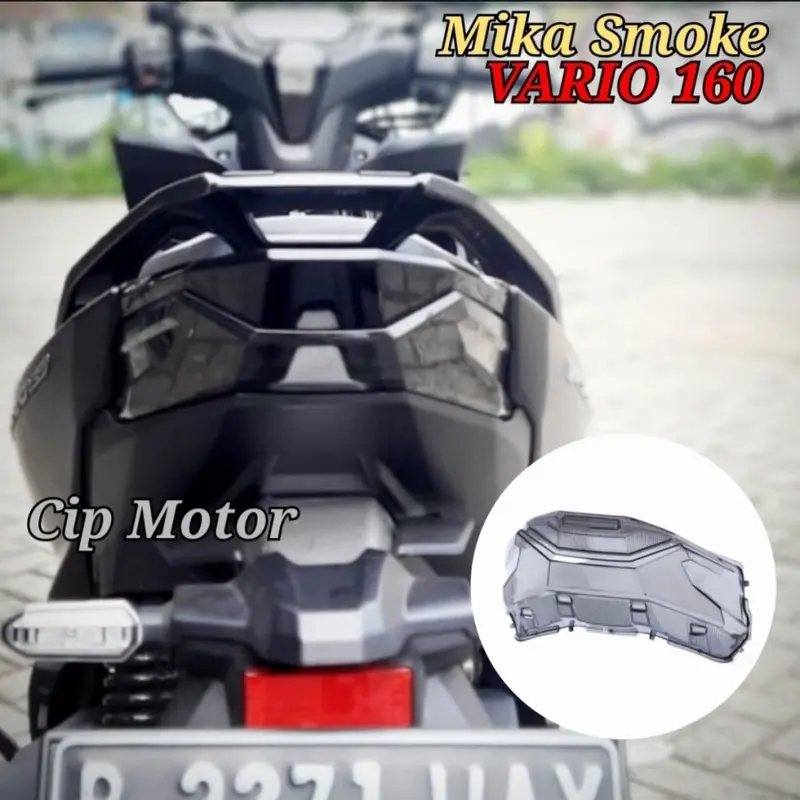 Mika Smoke Vario 160 Mika Stop Lampu Belakang Smoke Vario 160 2022 2023 Nemo Premium Motorcycle 3