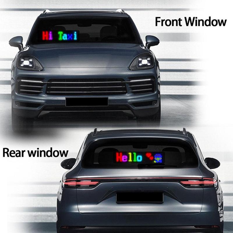 Product Introduction of Car LED Sign Bluetooth APP Control LED Message Scrolling Display Board F 20