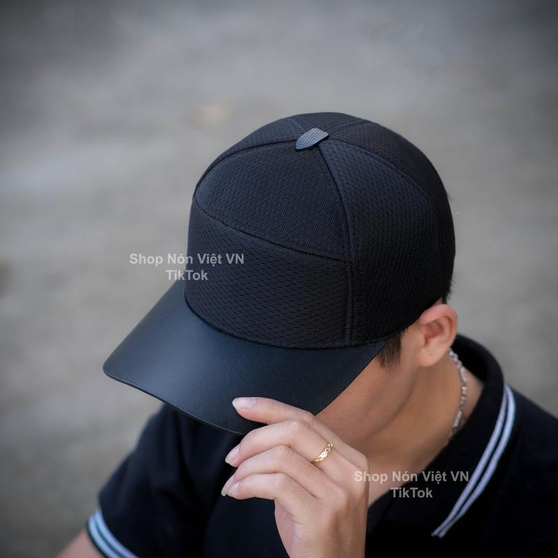 Mũ Lưỡi Trai Nón Kết Sơn Đen Chóp Khiên Chính Hãng Hàng Chuẩn Tem 7 Màu Cao Cấp Vừa Mọi Đầu