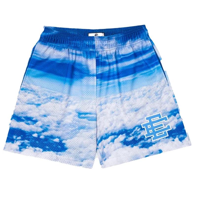 Product Introduction of *2024 New Summer Eric Emanuel EE Basic Mesh Short Classic Floral Printed Gym Shorts Men's Gym Basketball Sports Beach Shorts 7
