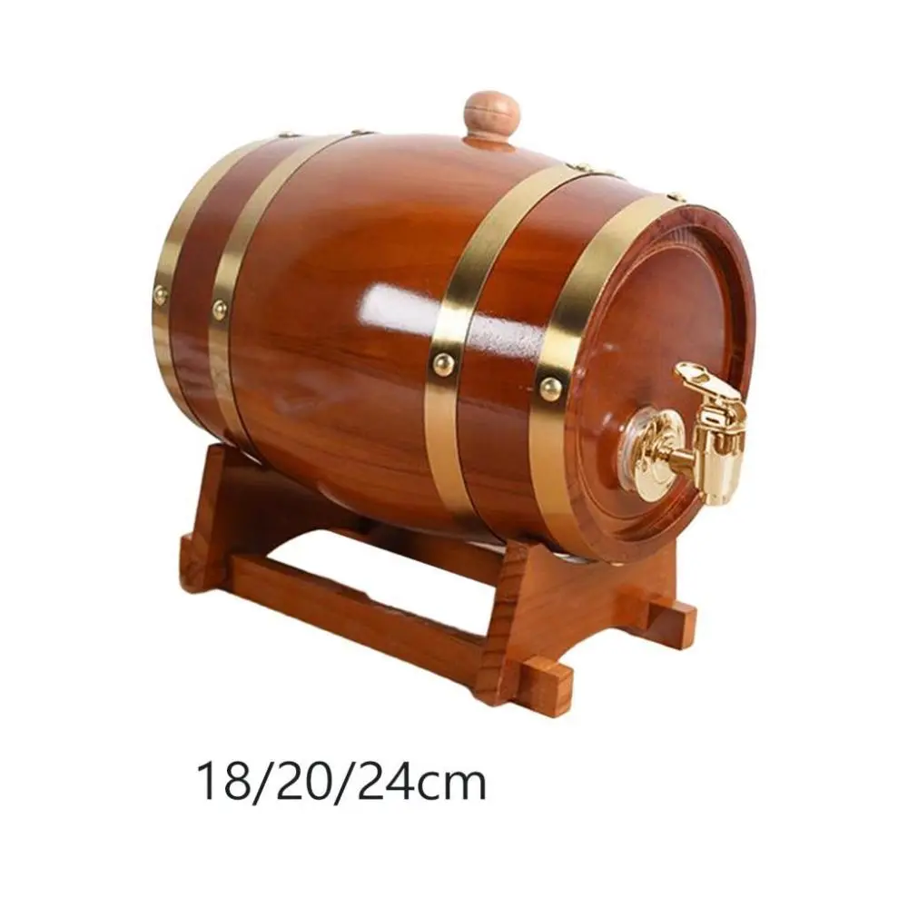 Wooden Wine Barrel Port Keg Wine Barrel Dispenser for Beer Cocktail Honey