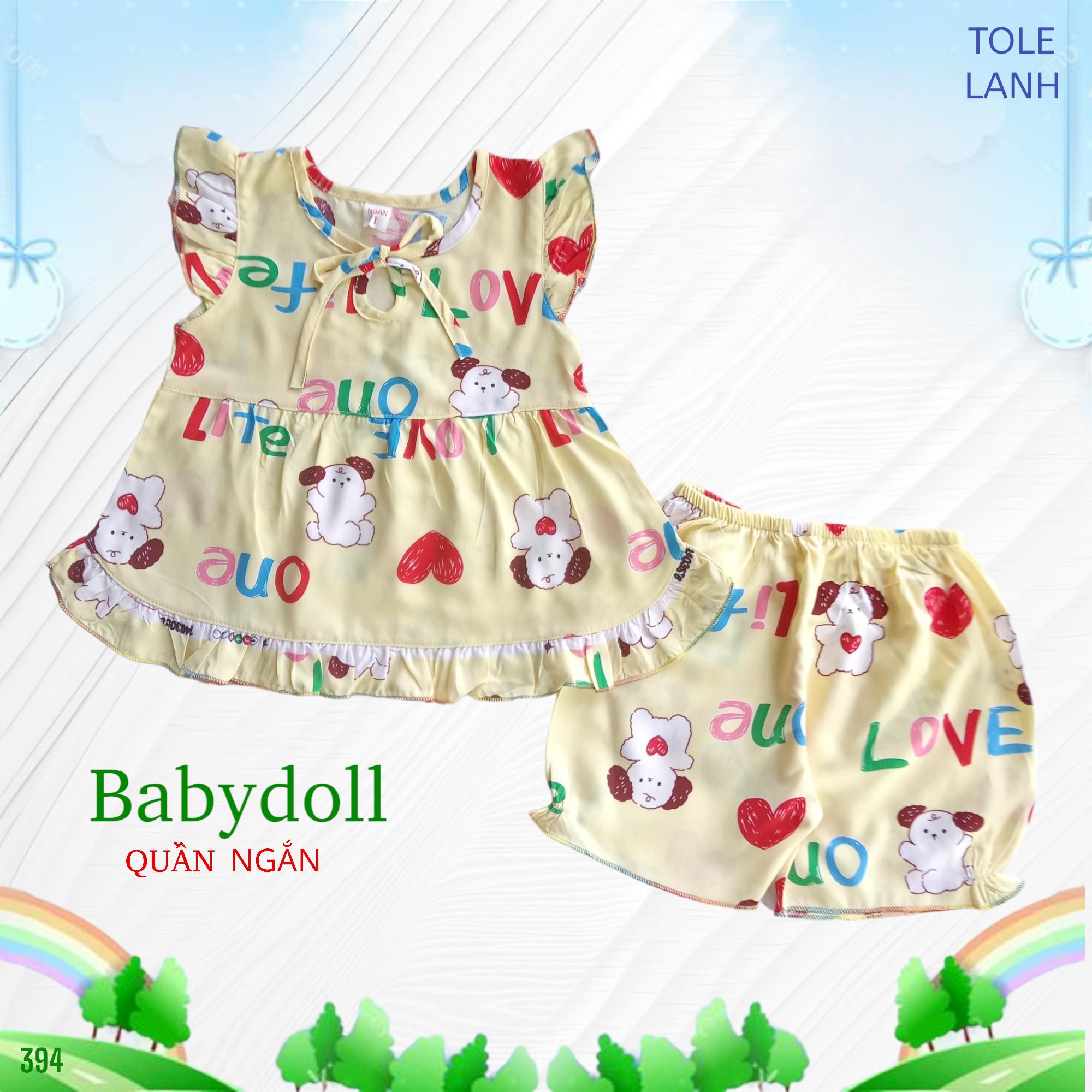Bé gái babydoll 394 1-12