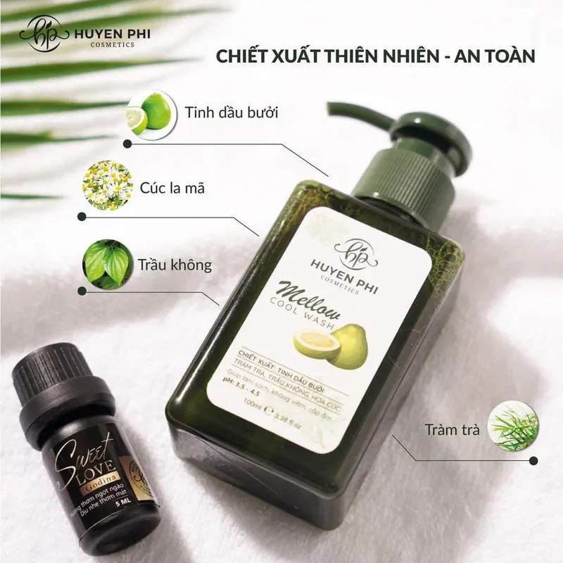 Dung dịch vệ sinh Mellow tặng nước hoa cô.b..é 1