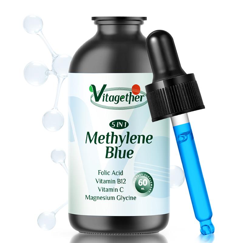 Vitagether 5-in-1 Methylene Blue 60ML-MagnesiumGlycine,Folic - TikTok Shop