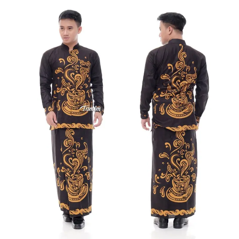 SETELAN SARUNG KOKO TERBARU - SETELAN KEMEJA KOKO SARUNG - SET SARKO - SARUNG SANTRI 3