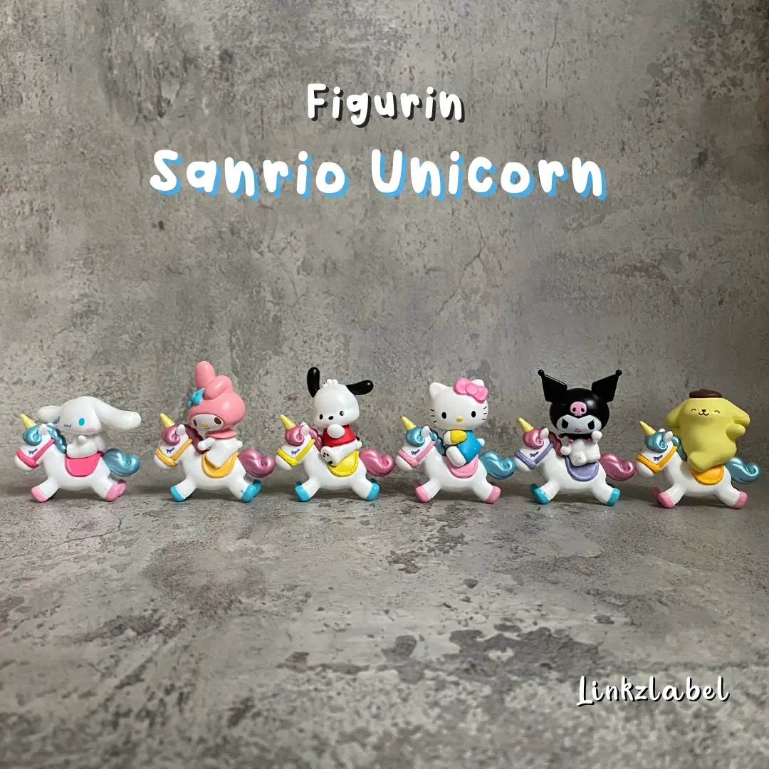 Figurin SANRIO Unicorn Satuan atau Set