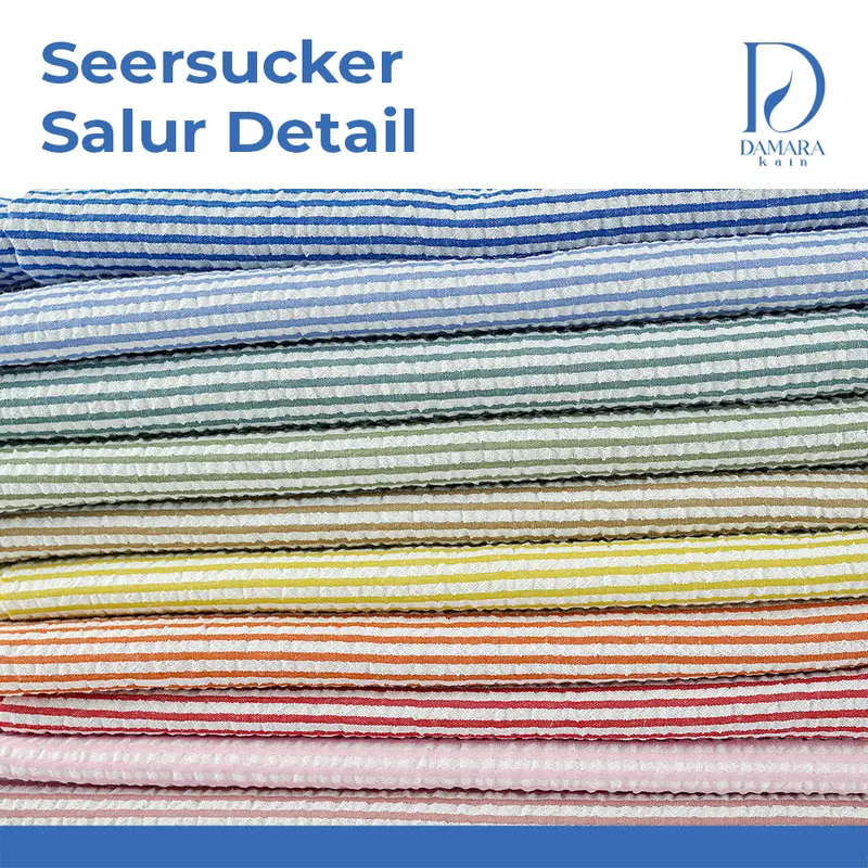 Kain Salur Airflow Cringkle Seersucker D#697 4