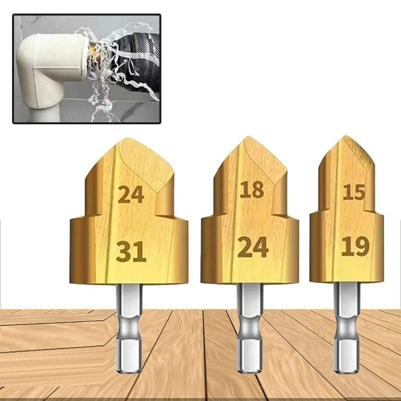 Bộ 3 mũi khoan khoét lỗ ống nhựa PPR