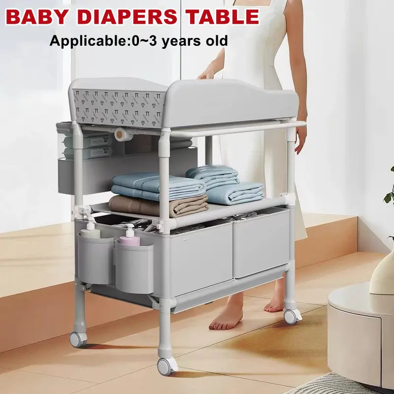 Foldable Diaper Table Baby Care Table Diaper Changing Table For Newborn Baby Touch Bath Table