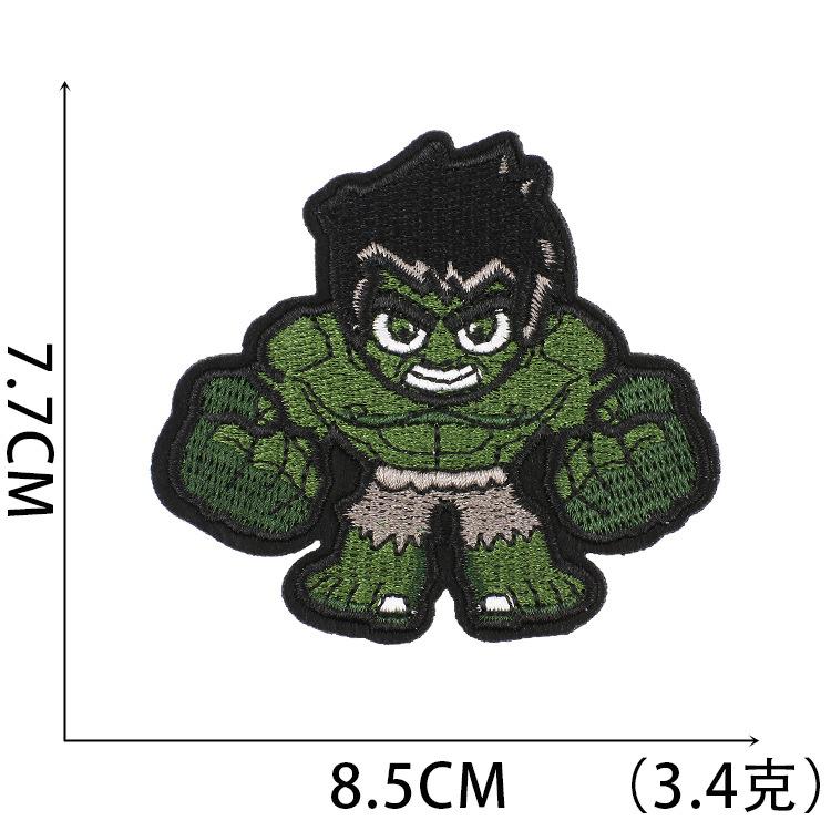 Product Introduction of Xiaotian Iron Man Embroidered Patch Computer Embroidery Badge Iron-on Patch Cartoon Marvel Embroidery Hulk  Iron On Patches For Clothes Sticker DIY Wine Time Patches On Clothes Embroidered Patches 10