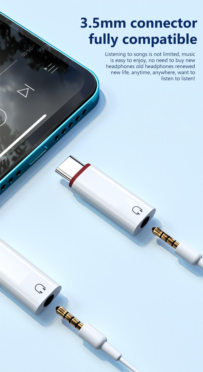 Product Introduction of Bộ chuyển đổi phù hợp cho tai nghe Apple 3,5 mm sang nghe âm thanh của Apple Bộ chuyển đổi iOS dây  sạc Phụ Kiện Nghe Nhạc 11