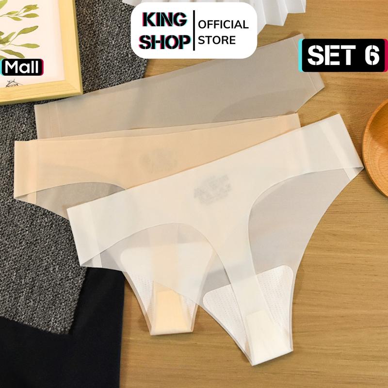 Combo 6 Quần Lót Nữ Lọt Khe Su Thạch Tàng Hình Tôn Dáng Quyến Rũ KING SHOP quantang  hinh Women L617