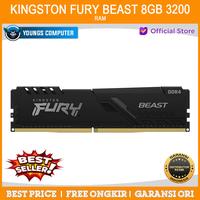 Kingston FURY Beast 8GB DDR4 3200MHz CL16 – Memoria RAM Nera - Foto 5