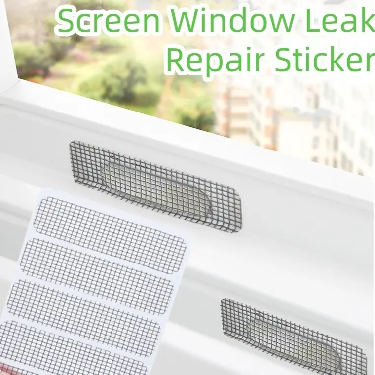 3PCS Screen Window Leak Repair Sticker Patch Hole Patch Doors Window Flowing Hole Patch Seam Anti-Texture Patch Window Screen Screen window sealing strip window seal window sticker