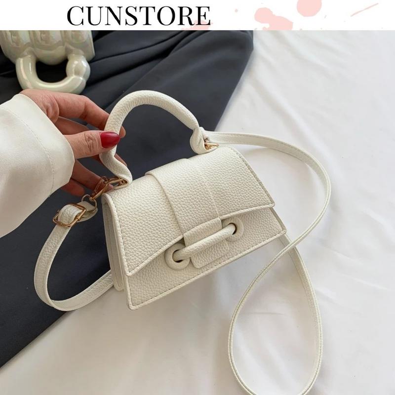 Túi Xách Nữ Mini Da PU Thời Trang Trẻ Trung Phong Cách Đeo Vai Cầm Tay Bag Nhung CUN038