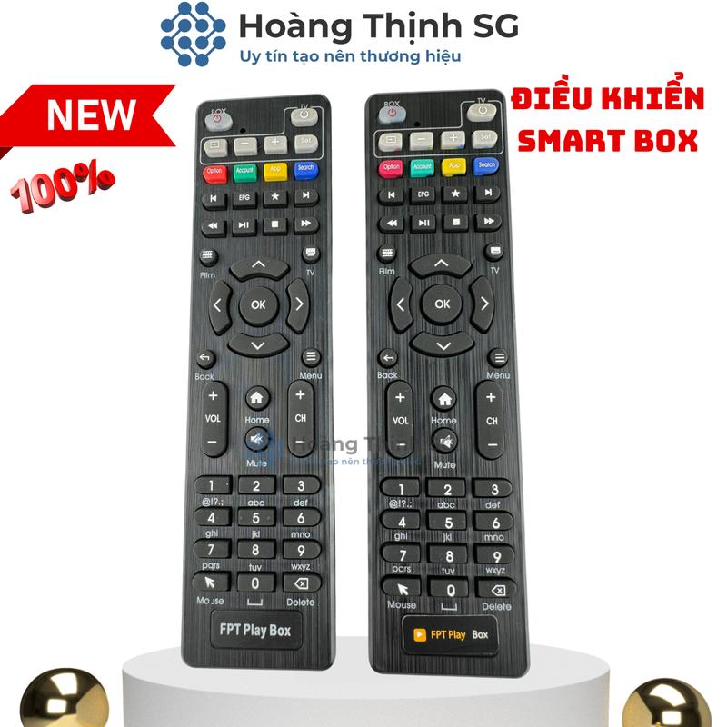 Remote điều khiển FFPT Play Box, điều khiển đầu thu FPT Play Box 2017 - 2018 Tặng kèm 2 pin
