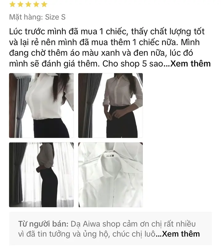 Chân Váy Bút Chì AIWA Xẻ Trước CV05TR/D Dáng Dài Hai Màu Basic Đen Trắng Có Nắp Túi Giả Sang Trọng Thanh Lịch Thời Trang Nữ Women 3