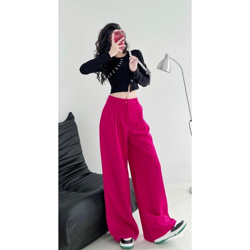 QUẦN ỐNG RỘNG CHẤT VINTEX TUYẾT MƯA DÀY DẶN