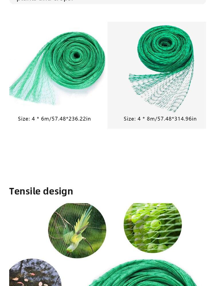 Product Introduction of Lưới vườn dệt Xanh Lá , lưới bảo vệ thực vật, trái cây, hoa, cây cối, hàng rào căng, lưới bền, ngăn chặn chim, hươu, động vật 6