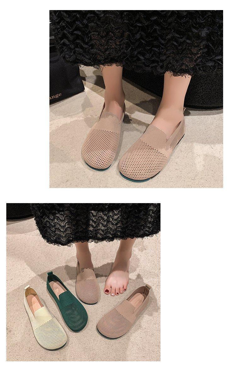 Product Introduction of Summer 2025 cut-out breathable flat soles commuter work shoes 2