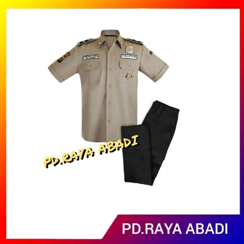 Seragam pdh satpam terbaru kumplit seragam pdl satpam krem pdl security 1