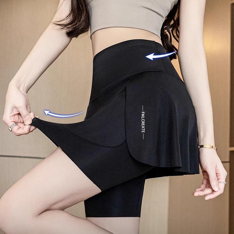 【Viral 2026】Baju Gym Wanita Korean Style Hot – Rok Celana Sport 2in1 Skort Zumba Pilates Jogging Tenis Golf Outfit Premium Import, Modis Nyaman Dipakai Olahraga & Sehari-hari