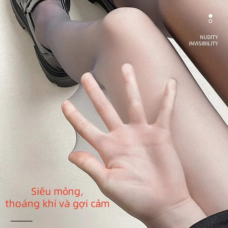 Quần tất siêu trong suốt siêu mỏng thật chân DOLLY SECRET tàng hình trong suốt mềm mịn (dưới 58kg 1m65) Nữ Women quantat dolly 1